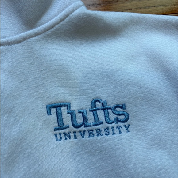 Tufts White Quarterzip - Picture 3 of 5